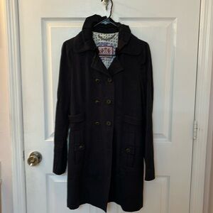 Juicy Couture black peacoat jacket size medium